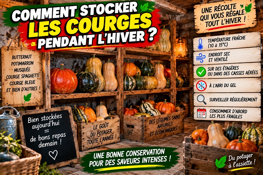 Stocker les courges