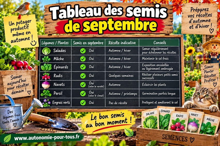 Semis de septembre