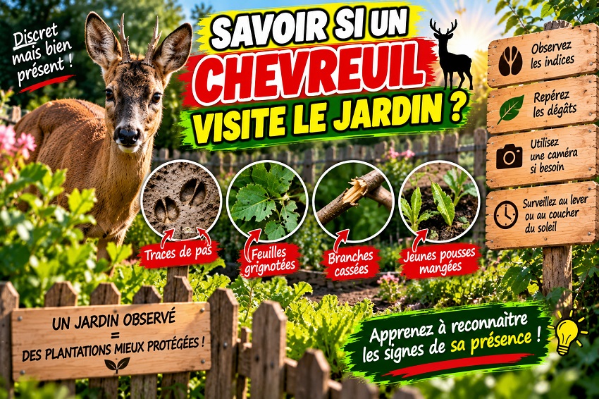 Chevreuil au jardin