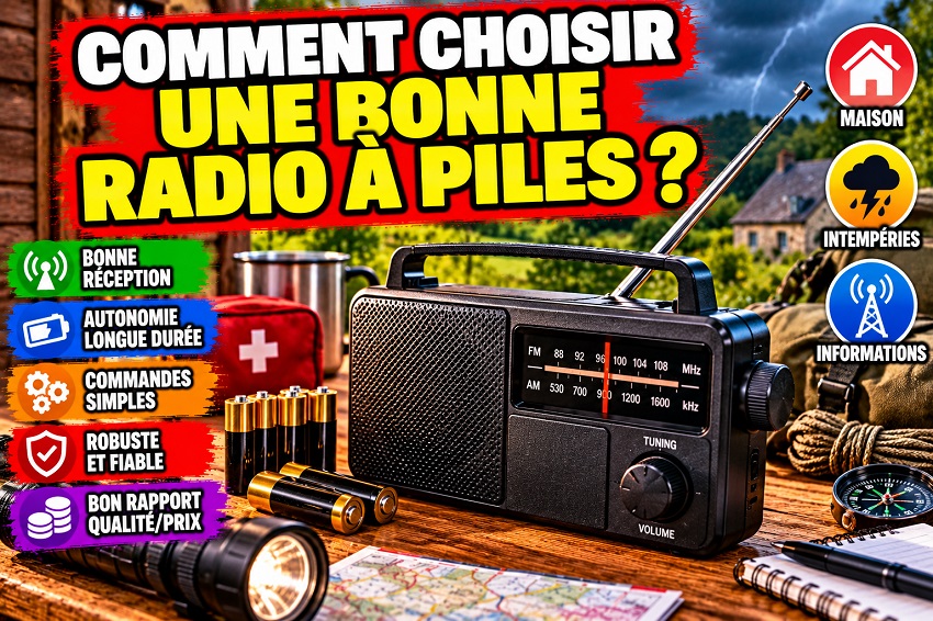 Radio à piles