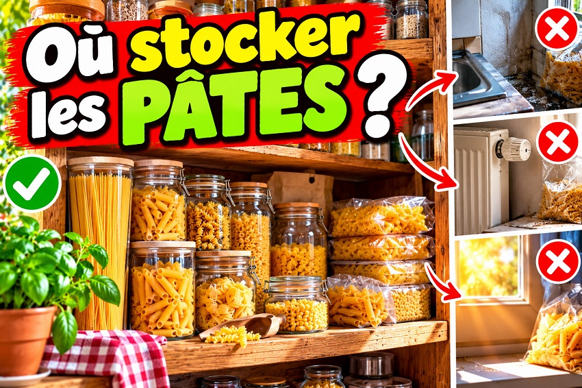 Stocker des pâtes