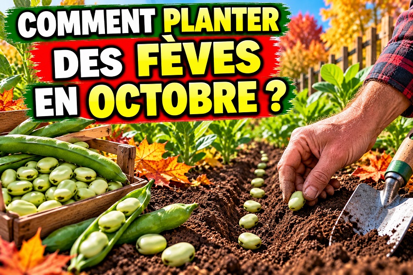 Planter des fèves