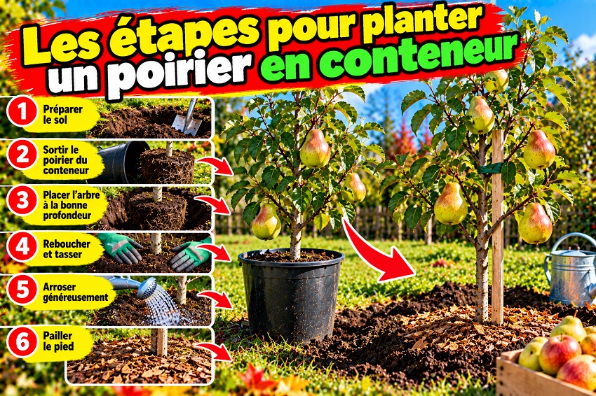 Planter un poirier