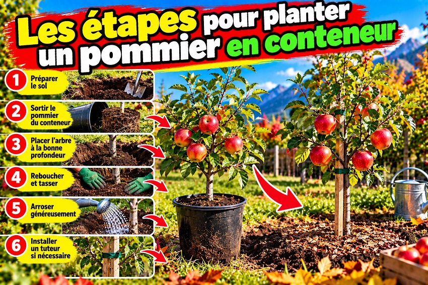 Planter un pommier