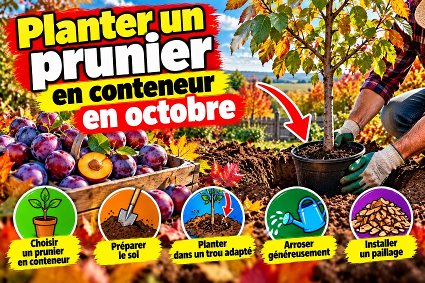 Planter un prunier