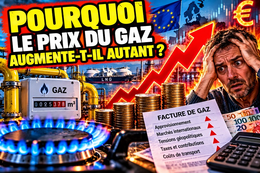 Hausse du gaz