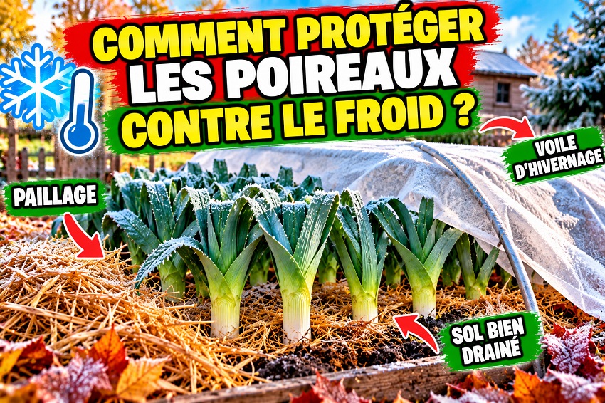 Poireaux en automne