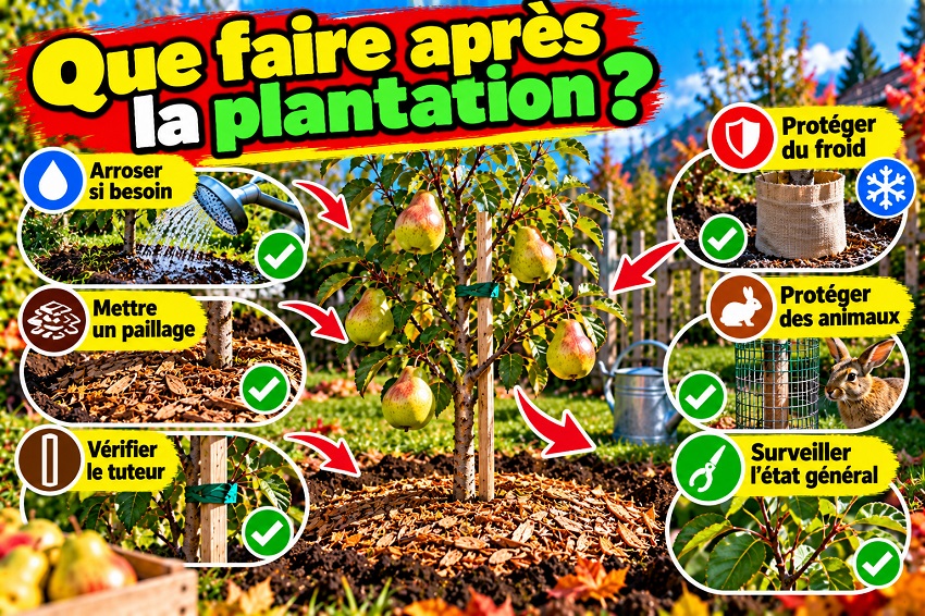 Planter un poirier