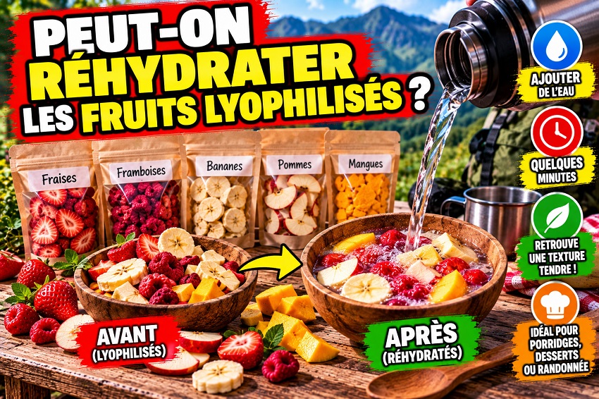 Fruits lyophilisés