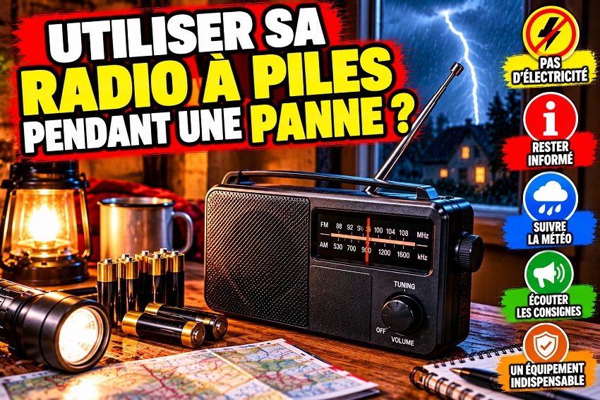 Radio à piles
