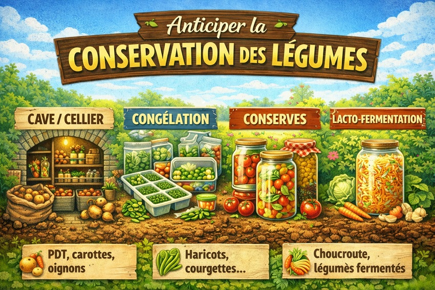surface de potager pour 4 personnes