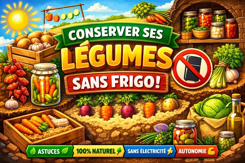 Conservation légumes sans frigo