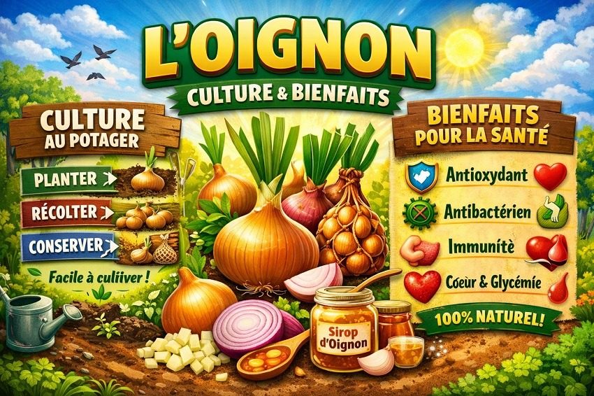 Oignon culture bienfaits