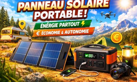 panneau solaire portable et pliable