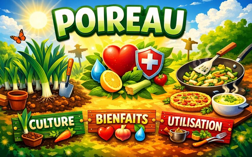 Poireau culture bienfaits utilisation