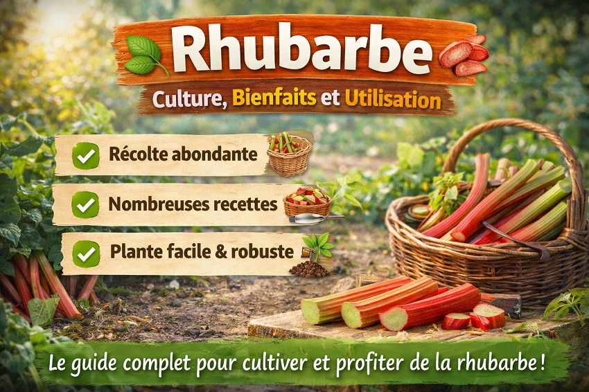 Rhubarbe entretien et conseils