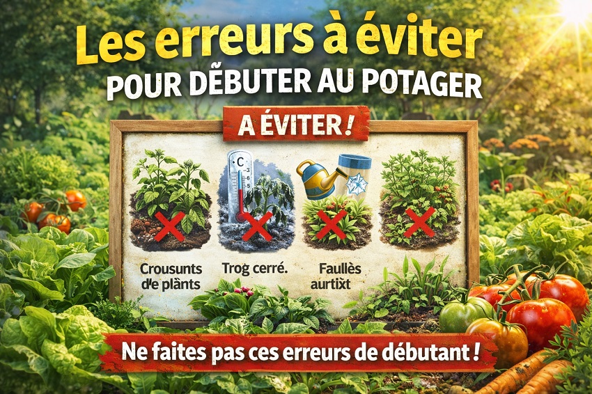 erreurs potager débutant