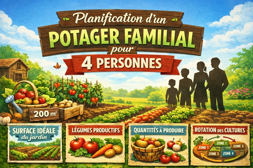 plan de potager familial