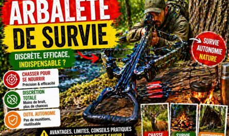 Une arbalète de survie