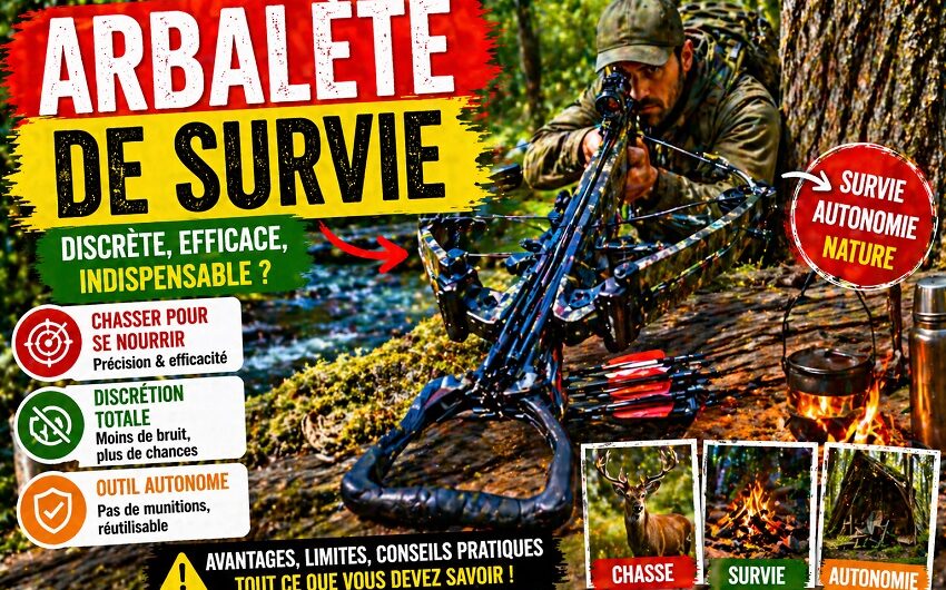 Arbalète de survie