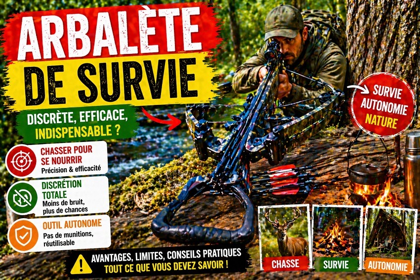 Une arbalète de survie