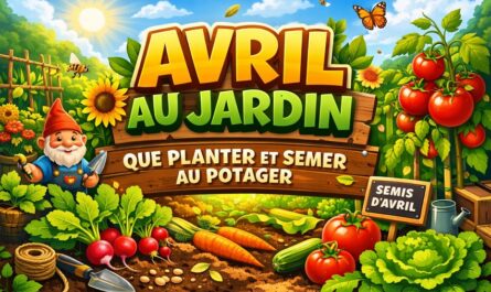Avril au potager