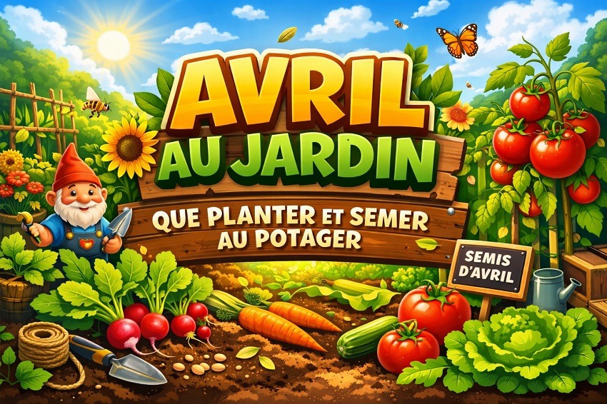 Avril au potager