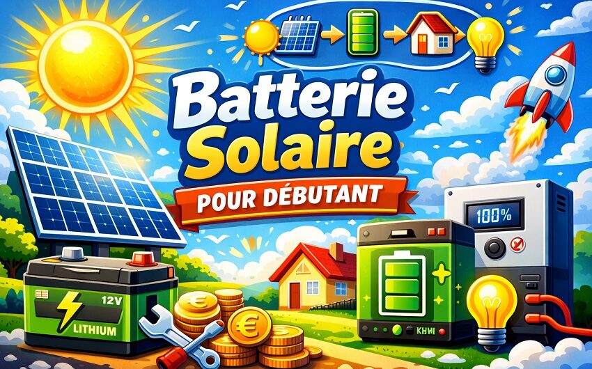 Batterie solaire pour débutant