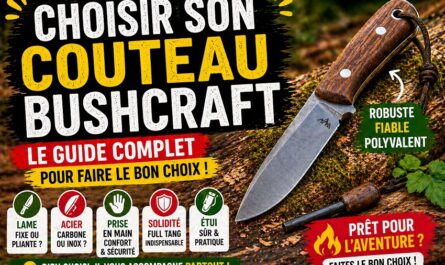 Un couteau bushcraft