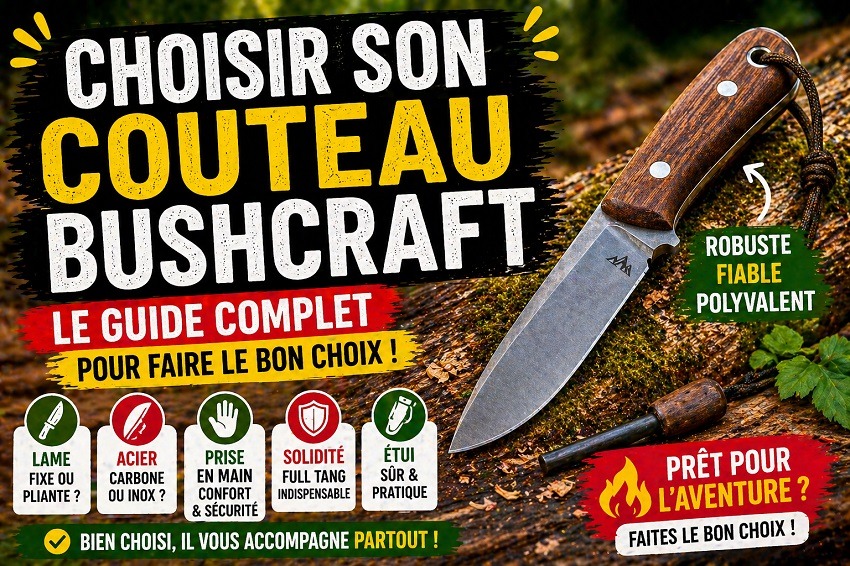 Un couteau bushcraft
