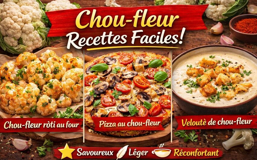 Chou-fleur recettes faciles