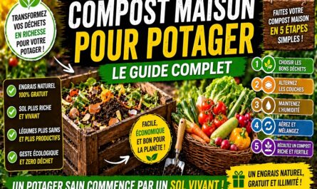 Compost maison pour jardin