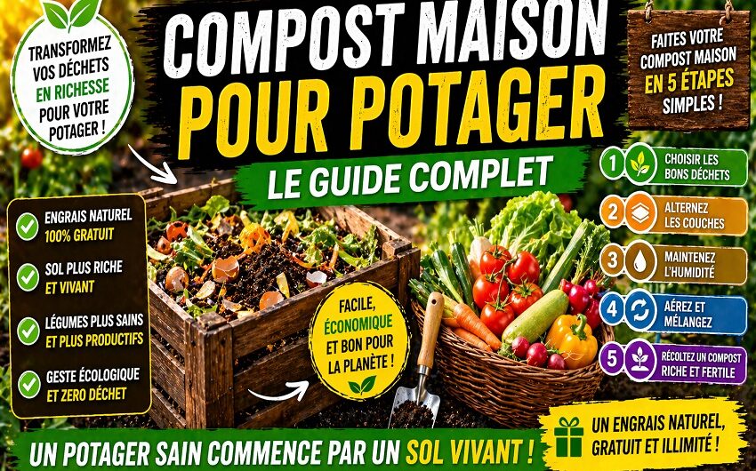 Compost maison pour potager