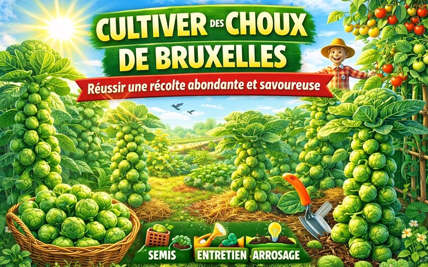 Cultiver des choux de Bruxelles