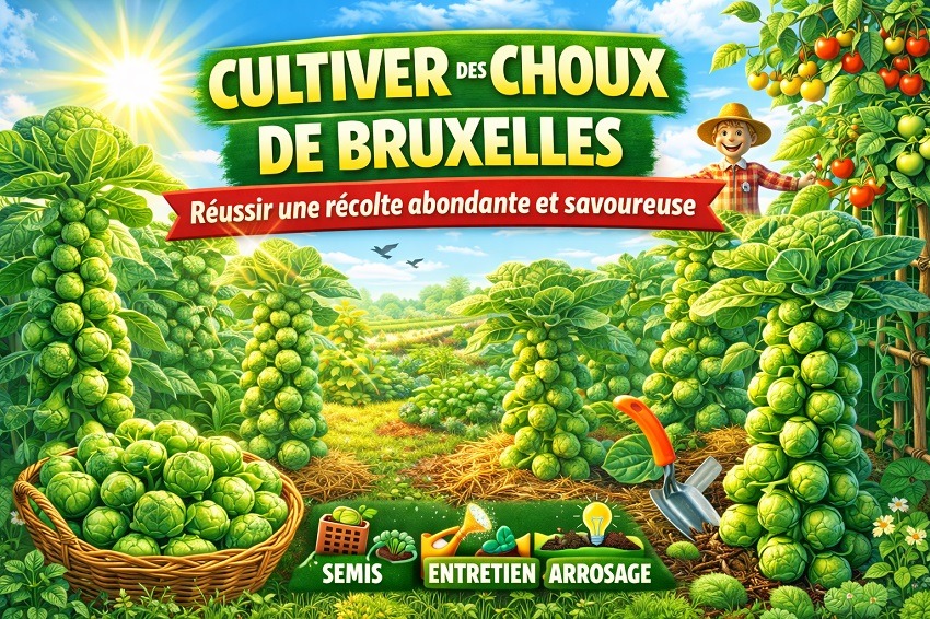Planter des choux de Bruxelles