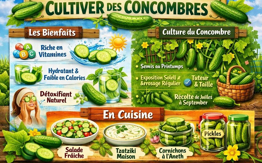 Cultiver des concombres