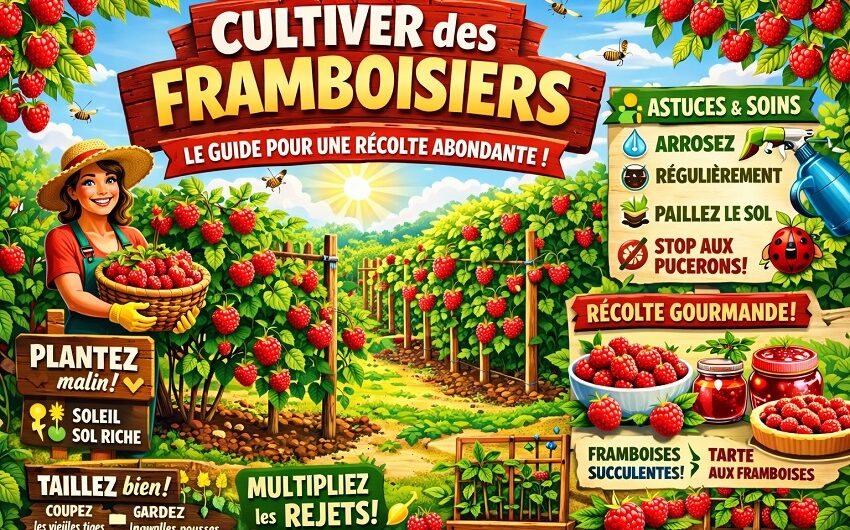 Cultiver des framboisiers