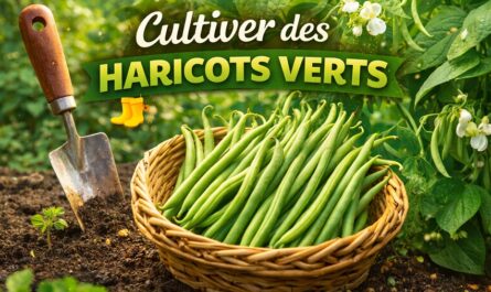 Planter des haricots verts