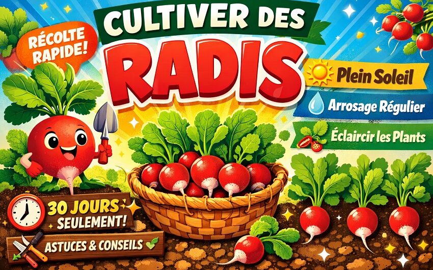 Cultiver des radis