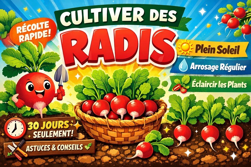semer les radis