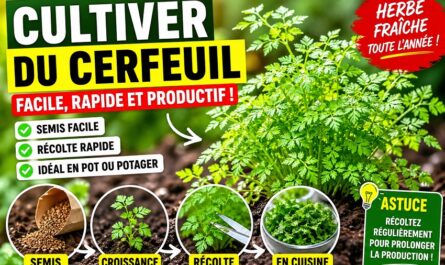 Cultiver du cerfeuil guide simple