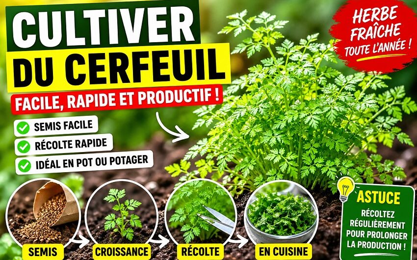 Cultiver du cerfeuil