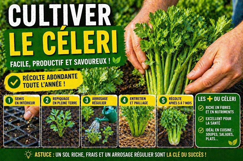 Cultiver le céleri guide complet