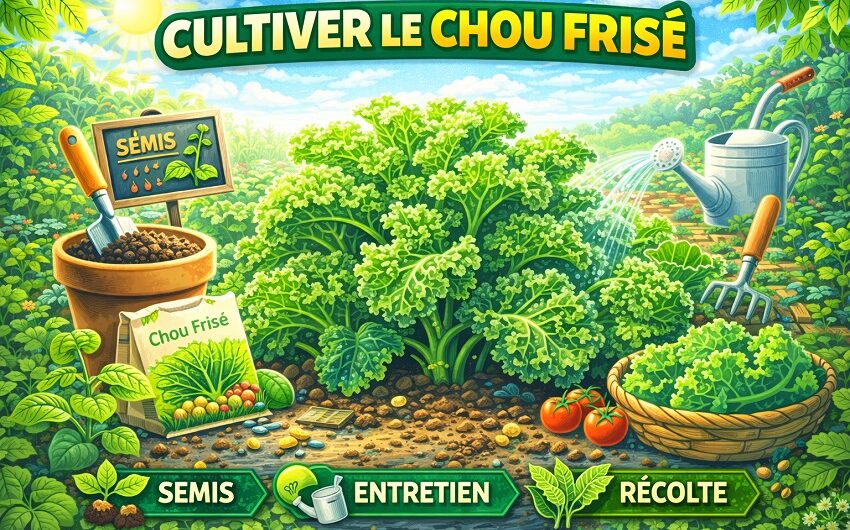 Cultiver le chou frisé