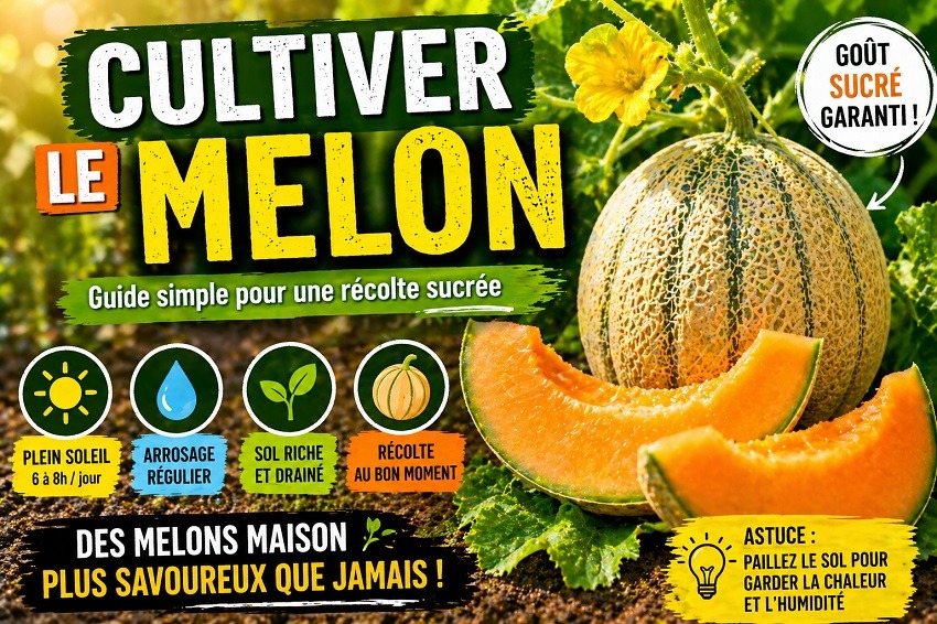 Cultiver le melon en pot