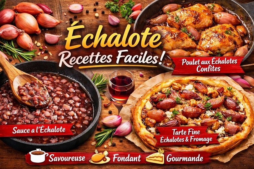 Poulet aux échalotes confites