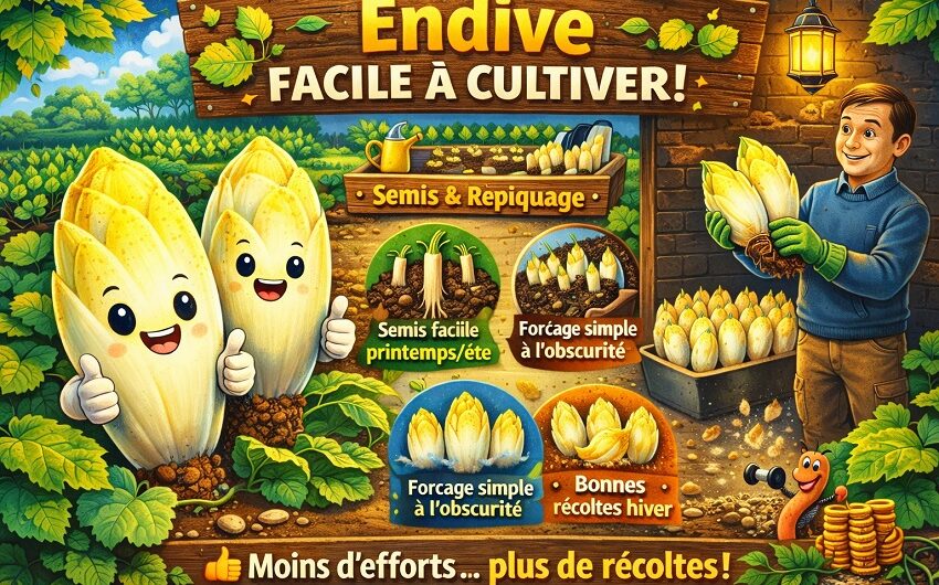 Endive facile à cultiver