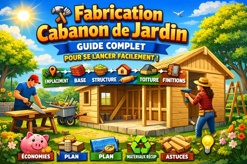fabriquer un cabanon de jardin