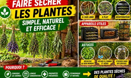 séchage des plantes