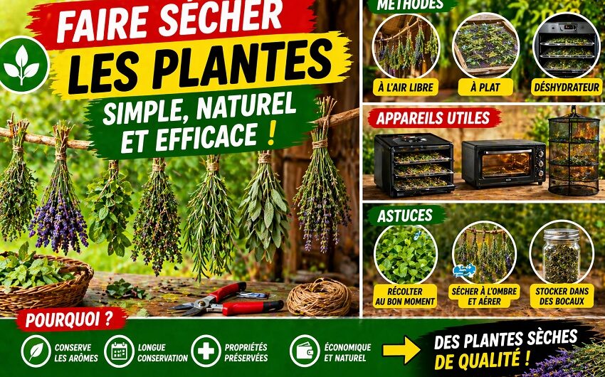 Faire sécher les plantes